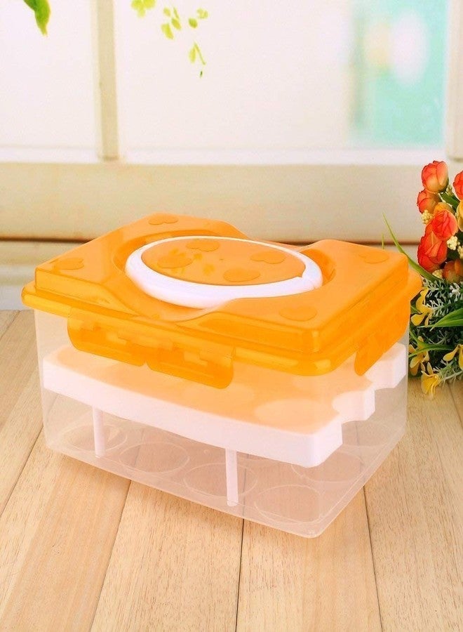 HomeFast Plastic Egg Storage Box for Fridge with Lid 32 Eggs (Made in India) - Image 4